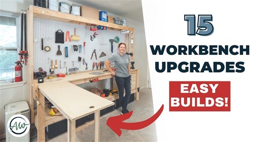 15 easy workbench upgrades for better storage