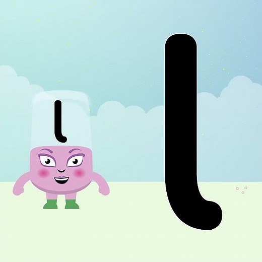 ‪@officialalphablocks‬ - Learn How to Write the Letter L | Straight Line | How to Write App
