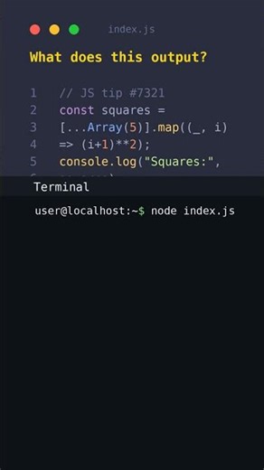 Quick Javascript Tip #7321 🎯 #programming #javascript #shorts