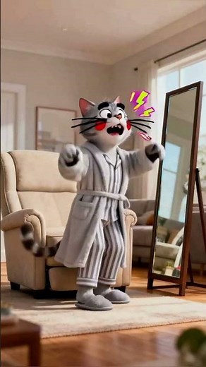 Cute Kitten Pranks His Dad – Hilarious Reaction! 😹😲😡