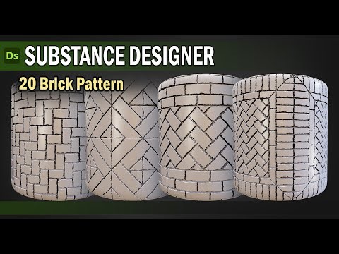 Brick Pattern Tutorial – Creating 20 Unique Brick Designs - Vol 2 (+ Project File)