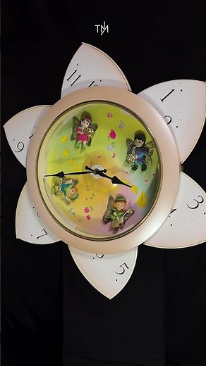 Rhythm Small World "Floral Fantasy" Magic Motion Musical Karakuri Clock - 4MH663RH34