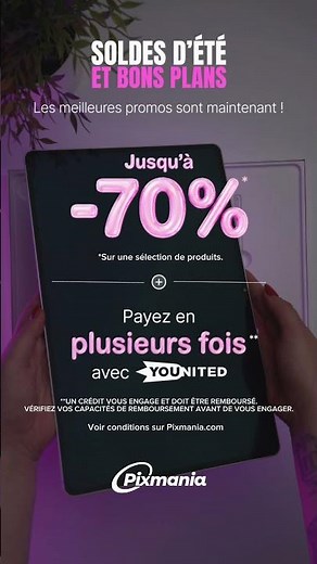 Ce sont enfin les SOLDES et les bons plans d’été chez Pixmania !