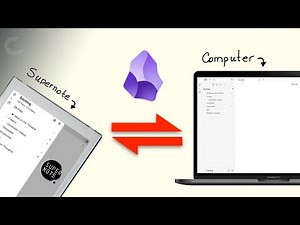 My new Obsidian + Supernote setup