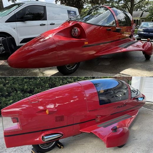 Extremely Rare 1985 Pulse Autocycle is Part Car, Part Motorcycle, and Part Airplane
