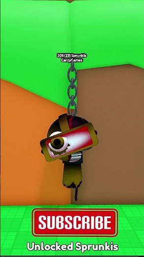 Garnold Hyper Shifted Badge in 3D SPRUNKI SIM | Roblox