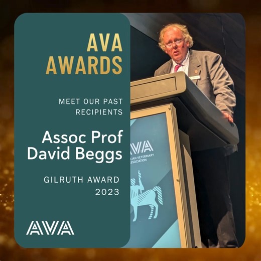 ✨ Who in your veterinary world deserves to be celebrated? ✨ Each year, the AVA Awards recognise the incredible individuals who elevate our profession - innovators, mentors, leaders, and advocates who make a real impact. Associate Professor David Beggs, a past Gilruth Prize recipient, is just one example of the extraordinary dedication found across our community. And now, it’s your turn to help shine a light on others like him. 🙌 Nominate a colleague for an AVA Award - someone whose commitment, 