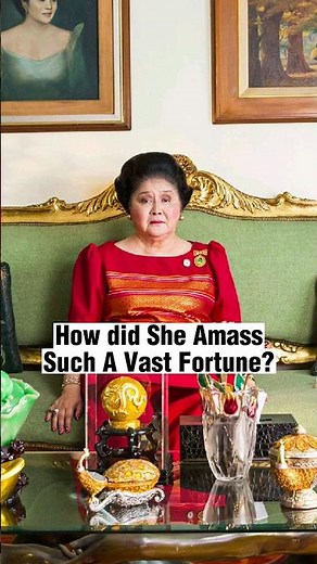 How wealthy is Imelda Marcos?