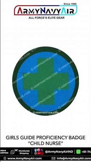 BSG Girl Guide Proficiency Badge - Child Nurse 👧 #bsg #armynavyair #guide #girl #childnurse #scout