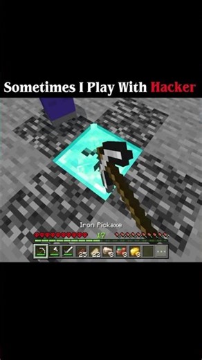 Sometimes I play with hacker | #minecraft #find #exe