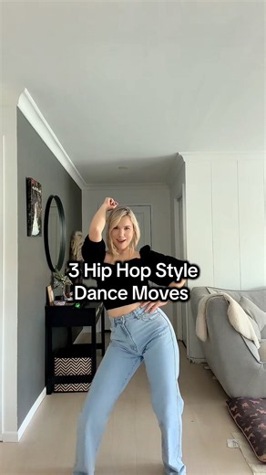 Learn these 3 hip hop style dance moves 🔥 💃. #hiphop #easydancesteps #howtodance #dancefitness