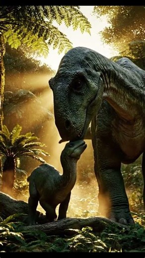 Baby Brachiosaurus Wakes Up