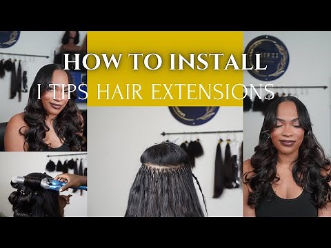 How to Install I-Tip Hair Extensions | Giifti Hair Tutorial for Seamless, Natural Looks