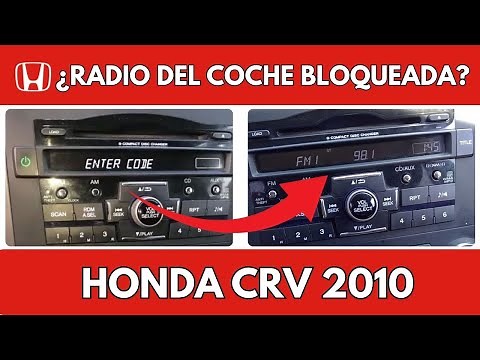Cómo desbloquear la radio de tu Honda CR-V 2010 – ¡Fácil y rápido!
