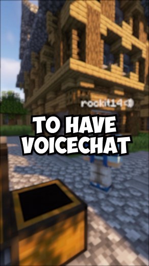 Rockit14 | Play with Voice chat in Minecraft! #minecraft #minecrafttutorial #minecraftserver #minecraftmods #minecraftmodshowcase | Instagram