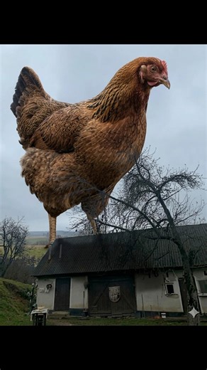 Giant chicken scream on tree #meme