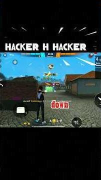 HACKER VS PRO PLAYER 🗣️ #hacker #freefireshorts #freefire