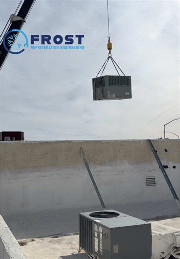 Change of Package Units thank you for choosing us, FROST REFRIGERATION ENGINEERING LLC.