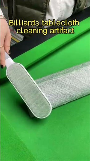 Do you know how much convenience this billiard cloth cleaner can bring to your billiard room?#pool