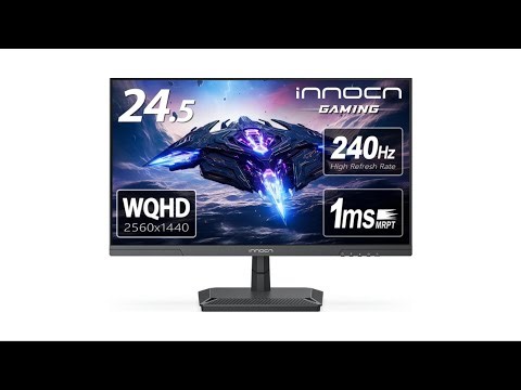 Review: INNOCN 25G2S 24.5” 1440p 240Hz Fast IPS Gaming Monitor with HDMI 2.1 (2025)