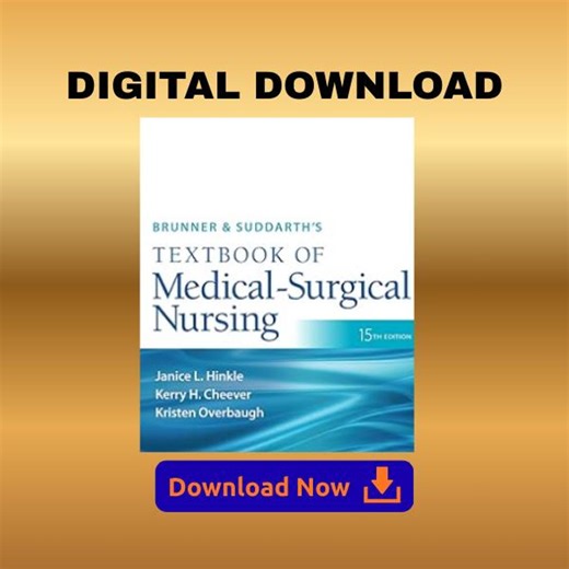 Brunner and Suddarth's Textbook of Medical-surgical Nursing 15th Edition - Etsy
