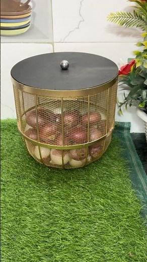 Modern Fruit Basket for Kitchen #KitchenOrganization #KitchenStorage #FoodBasket #SmartStorage
