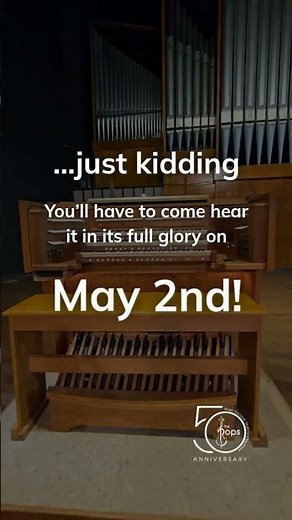 A sneak peek of Phantom of the Opera with the Organ!