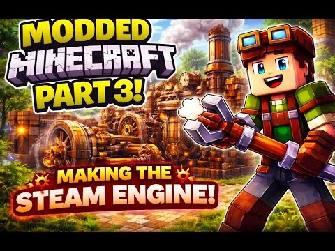 🔥 Making Our FIRST Steam Engine! Unlimited Power?! 😱 | Part 3