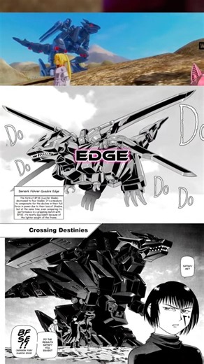 Berserk Fury Quadra Edge in Zoids World!