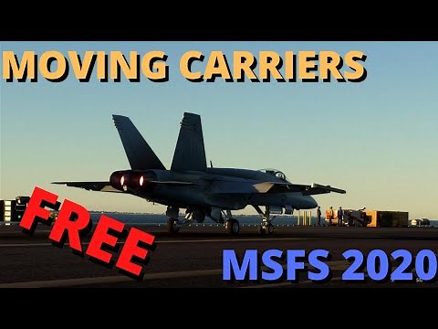 NEW MOVING AIRCRAFT CARRIERS FOR FREE | MSFS2020