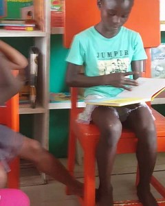 Reading Sessions with the kids are always fun. The kids take turns reading aloud and we ask them questions afterwards. Each session, we try to introduce them to a new word. #KEEP #ReadingIsFun #storytelling | Kids' Educational Engagement Project