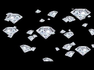 4k Falling Diamonds overlay - Motion Graphics for Video Editing