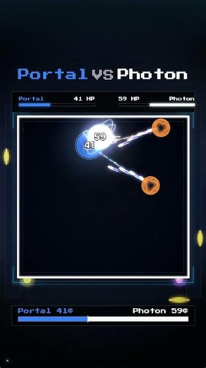 Portal vs Photon - Who Wins? #portal #photon #simulation