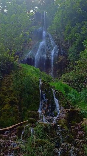 Magic of the Swabian Jura✨#germany #travel #nature #waterfall #relaxingnature