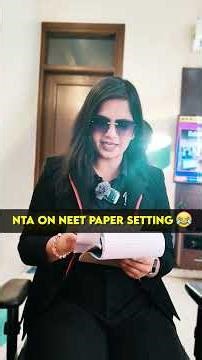 NEET Paper Be Like 💀 | NTA Logic Explained 😭