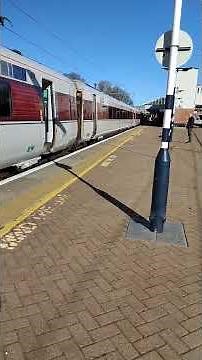 LNER azuma arriving and departing berwick-upon-tweed for Edinburgh waverly