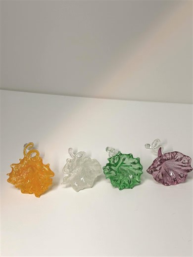 Handmade Glass Flower: Autumn Decorations - Etsy