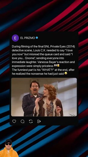 During the filming of SNL Private Eyes (2014), Vanessa Bayer wasn't ready