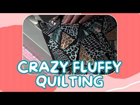 Rag quilting from scrap fabric | how to sew crazy patchwork coasters with fluffy edges