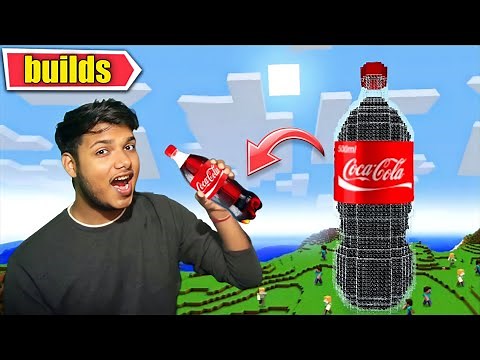 Minecraft Anything You Build You Eat!