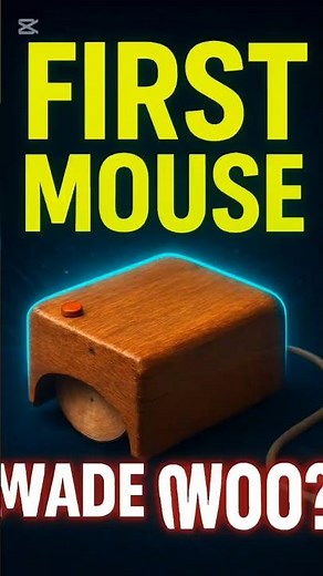 The First Computer Mouse Was Made of Wood #shorts