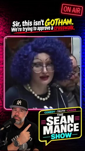 Sir, this isn’t Gotham. We’re trying to approve a crosswalk. #theseanmanceshow #seanmance #comedy #truth #chaos