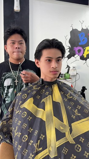 Jin Kazama Haircut: Reverse Taper Fade & Slick Back