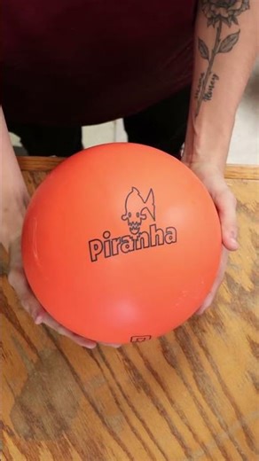 This ball BITES! Piranha Solid | Aaron Tabaka #luckybowler #viseinserts #columbia300