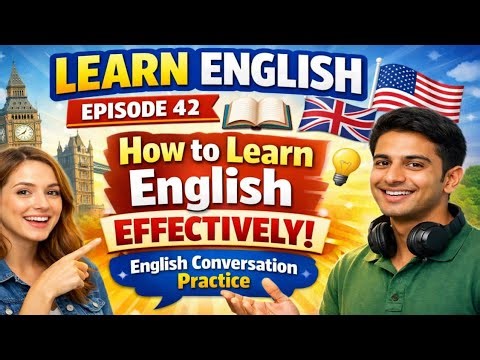 Learn English Episode 42 | How to Learn English Effectively | English Conversation Practice