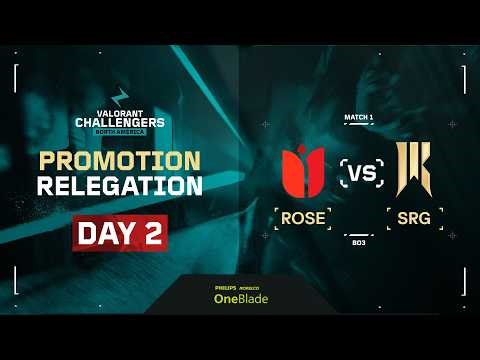 ROSE vs SRG | VALORANT Challengers NA | Week 1 Day 2 | Promo / Rele | Stage 2