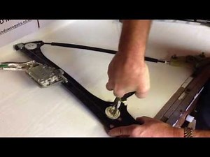 How to repair Audi TT MK 2 electric window regulator