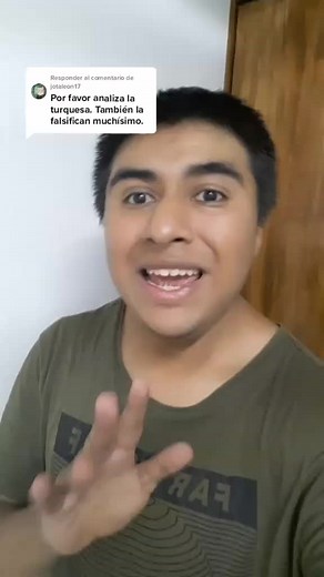 Respuesta a @jotaleon17 ¿Cómo saber si mi Turquesa es real o falsa? #turquoise #turquesa #cuarzos #quartz #cristales #crystals #minerales #minerals #viral #fyp #tiktok #science #divulgacion