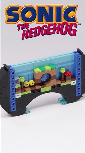 LEGO Sonic Sega Genesis Controller Stop Motion Speed Build!