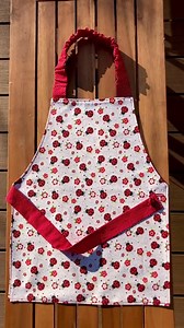 Handmade Ladybug Apron: Montessori Gardening Apron for Child (3-6y) - Etsy
